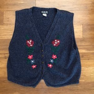 Vintage Floral Vest